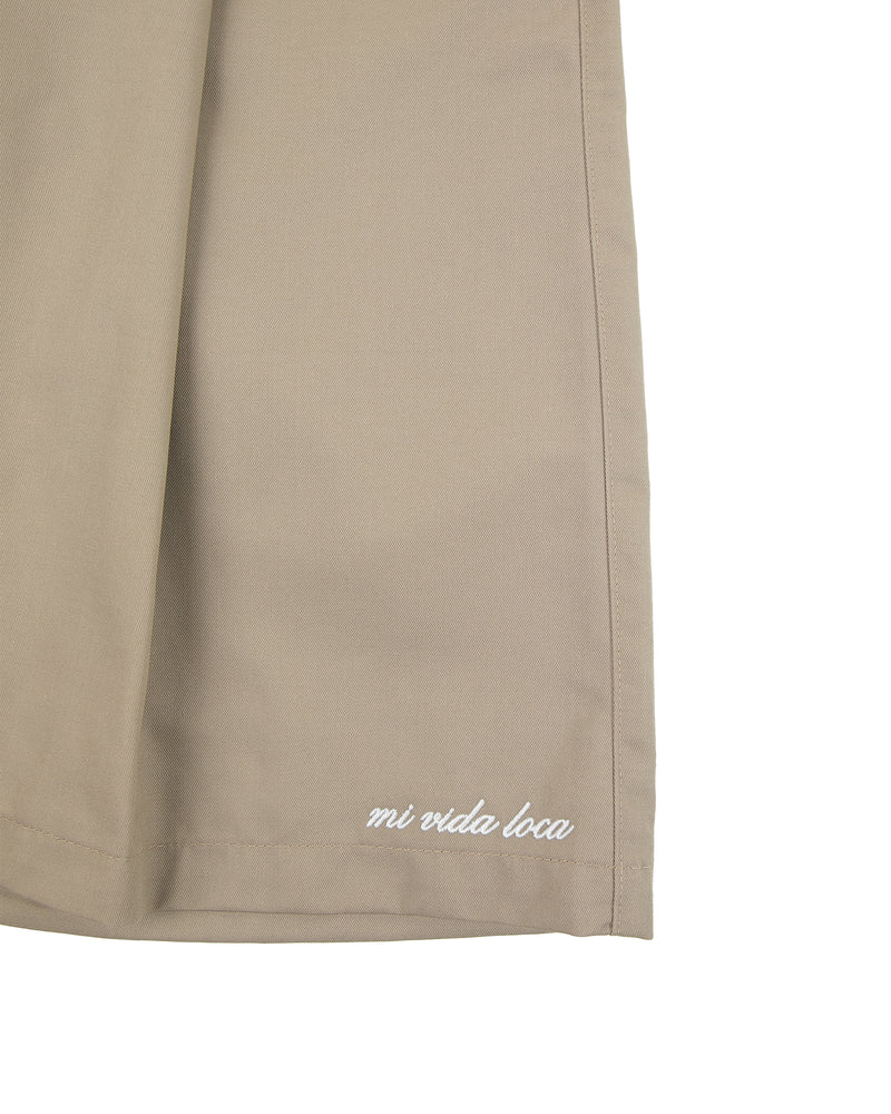 WIDE PLEATED SHORTS