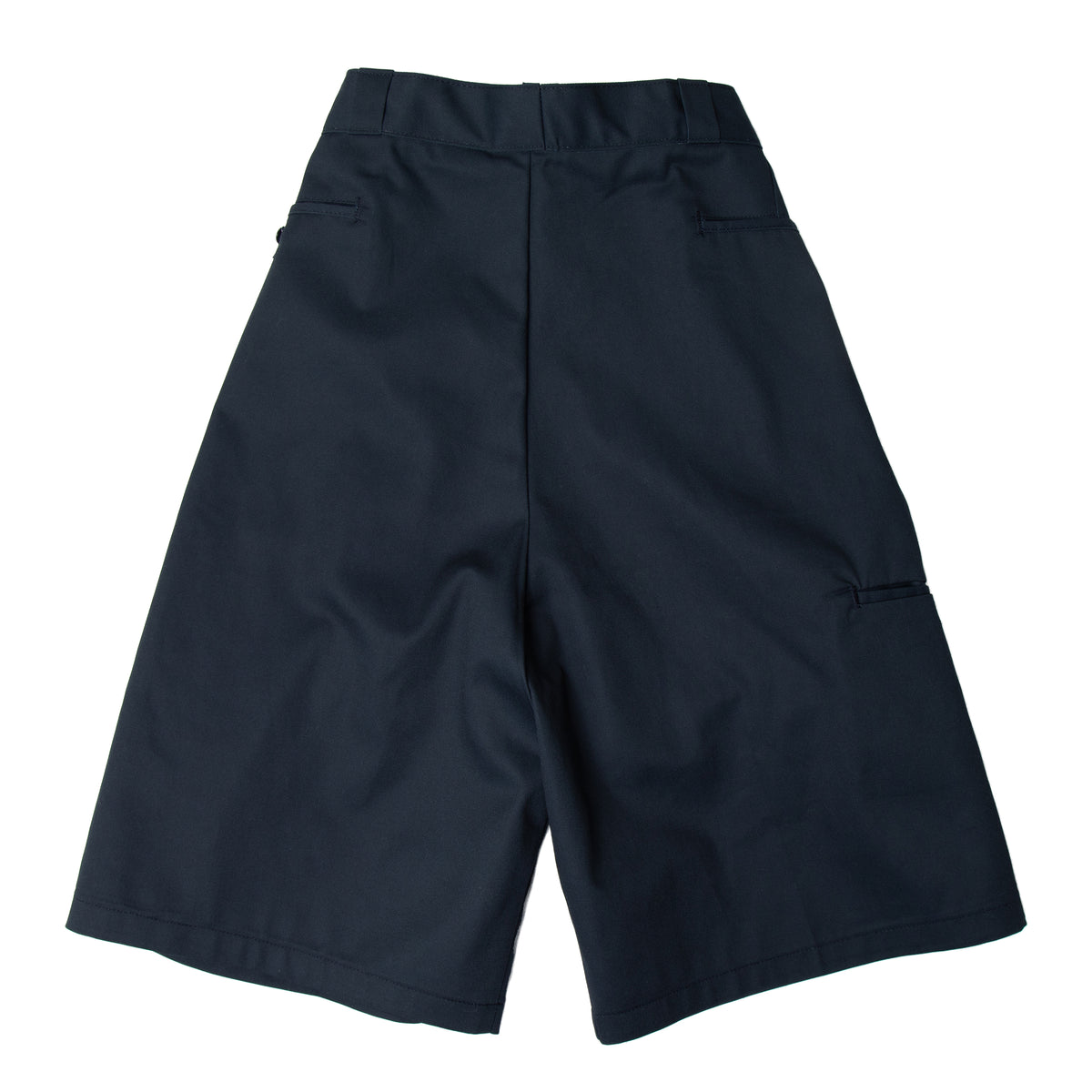 Double Pleat Shorts |Navy| (Hover)