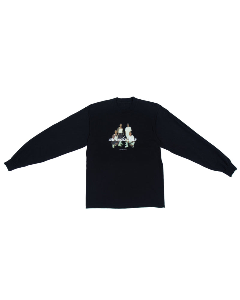 Search Find Connect LS Tee |Black|