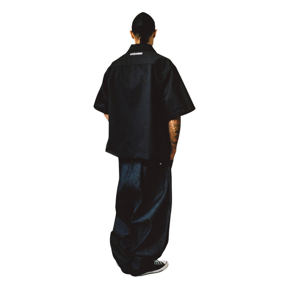 STRUCTURED WORK SHIRT - BLACK