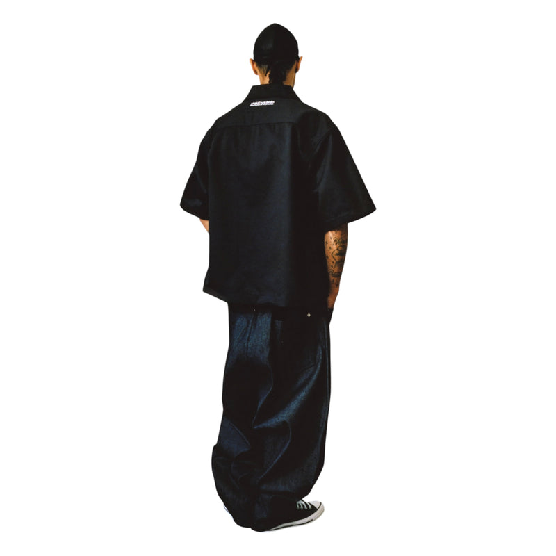 STRUCTURED WORK SHIRT - BLACK