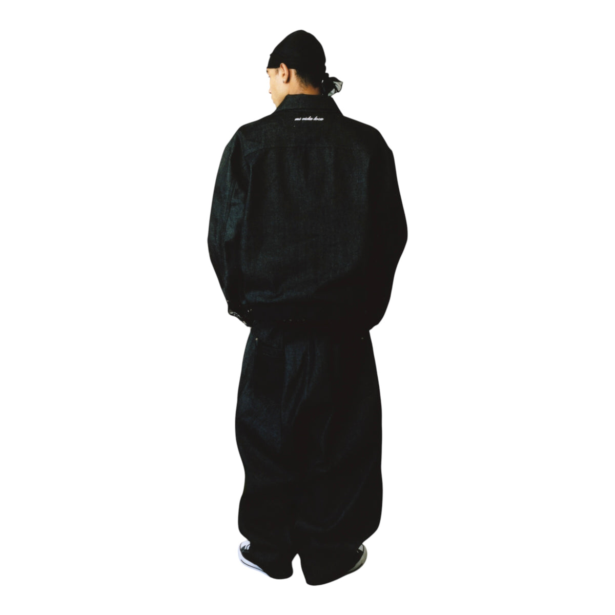 MATIAS TRUCKER JACKET - BLACK (Hover)