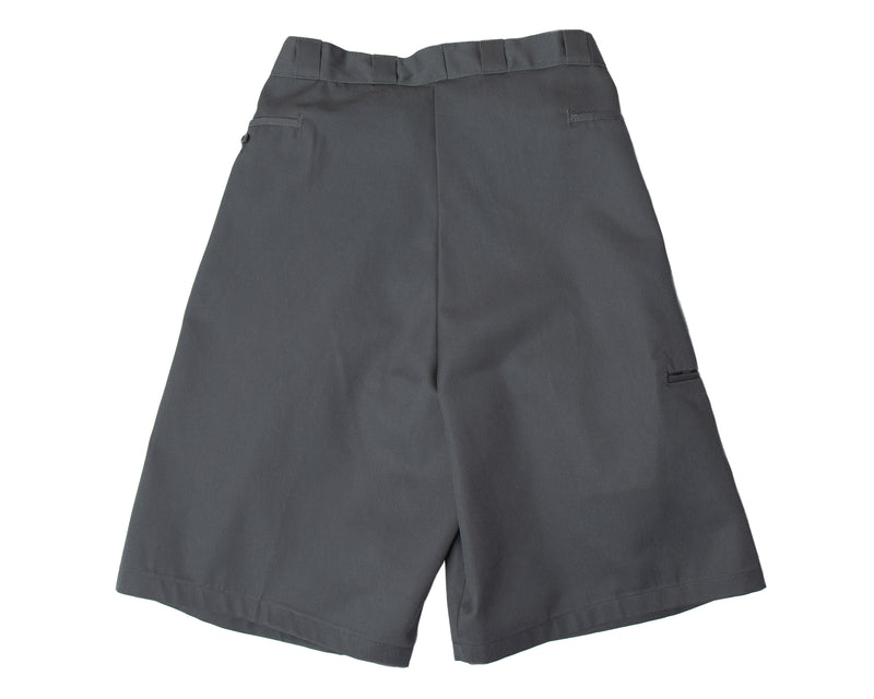 Double Pleat Shorts |Charcoal|