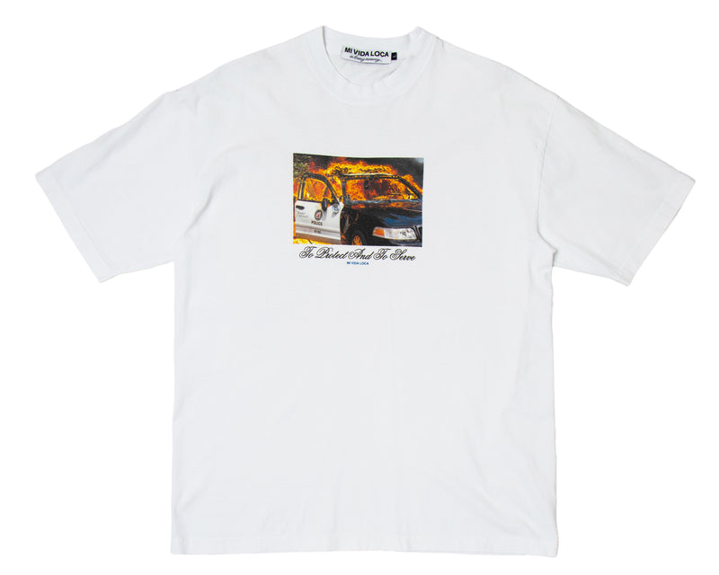 To Protect And To Serve Tee |White|
