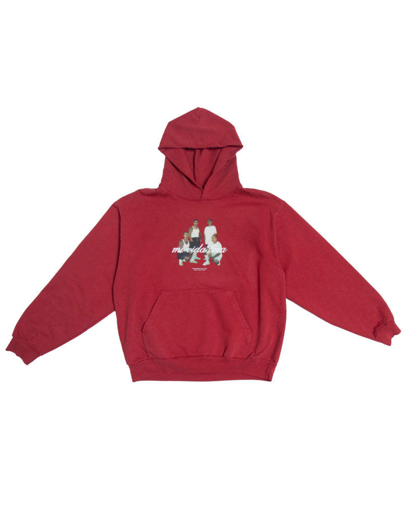 Search Find Connect Hoodie |Red|