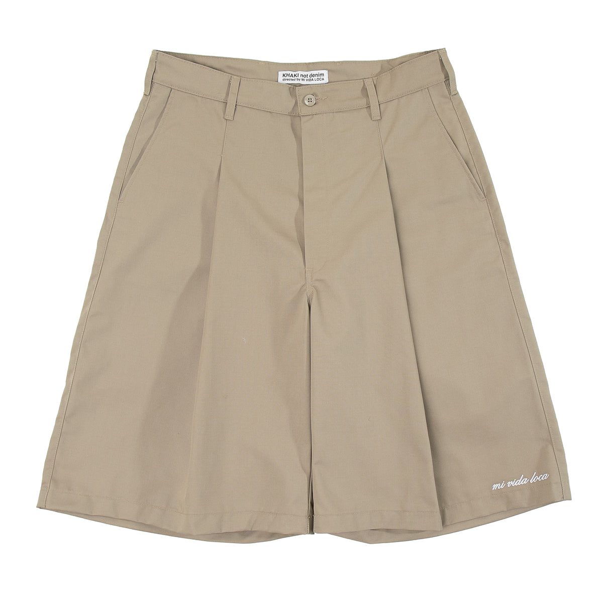 WIDE PLEATED SHORTS