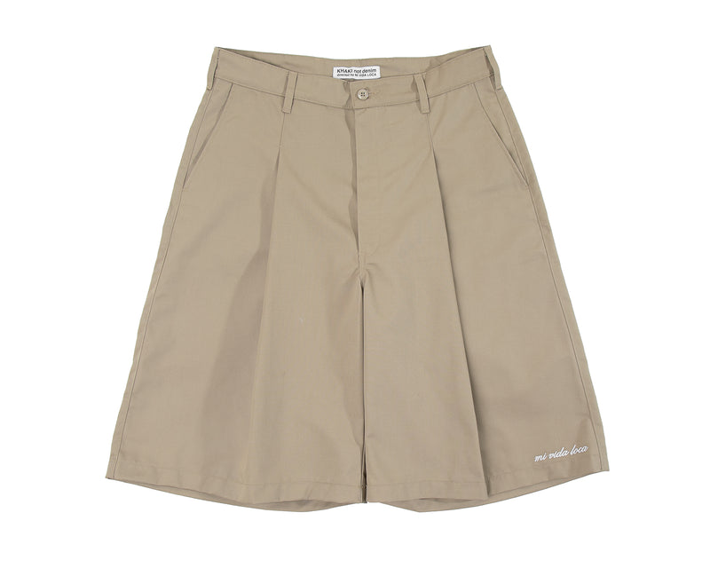 WIDE PLEATED SHORTS