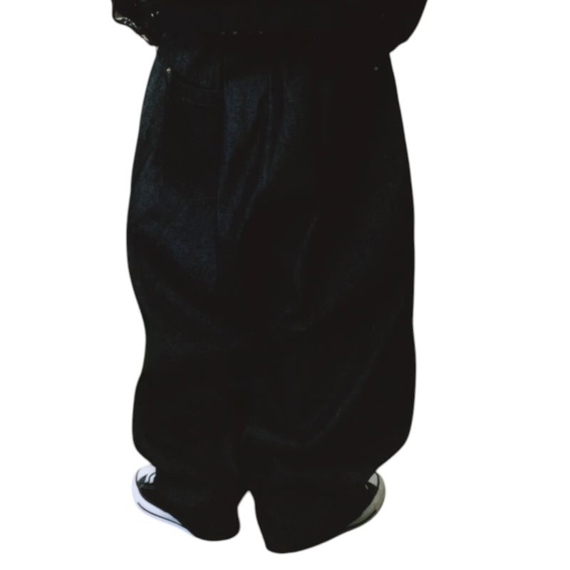 RAPHAEL TRUCKER PANTS - BLACK
