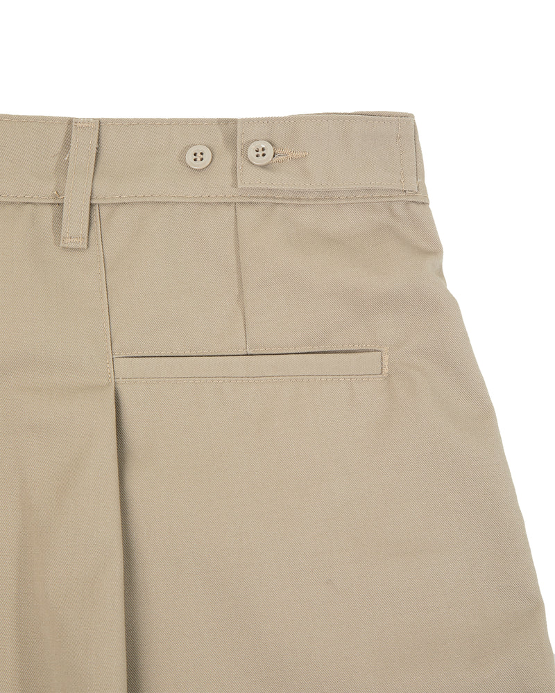 WIDE PLEATED SHORTS
