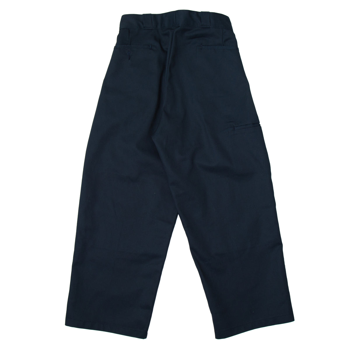 Double Pleat Pants |Navy| (Hover)