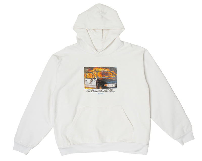 To Protect And To Serve Hoodie |White|