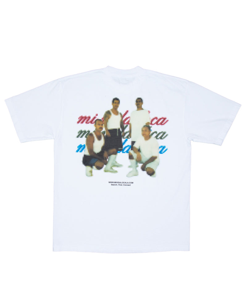 Search Find Connect RGB Tee |White|
