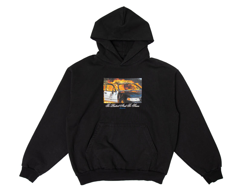To Protect And To Serve Hoodie |Black|
