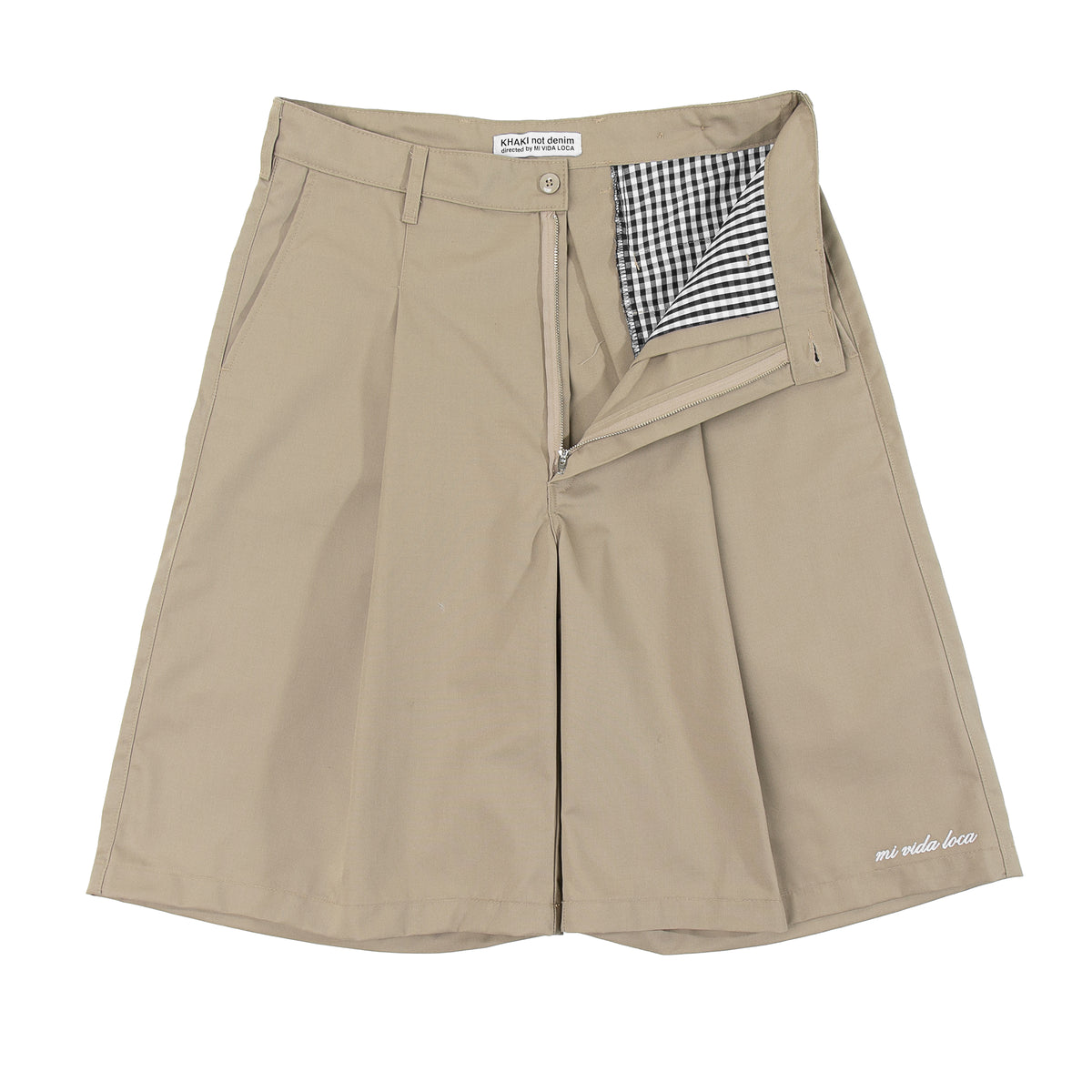 WIDE PLEATED SHORTS (Hover)