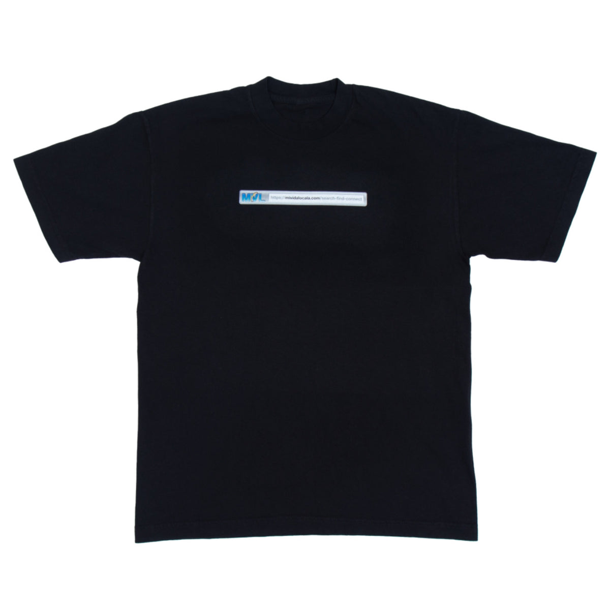 Search Bar Tee |Black|