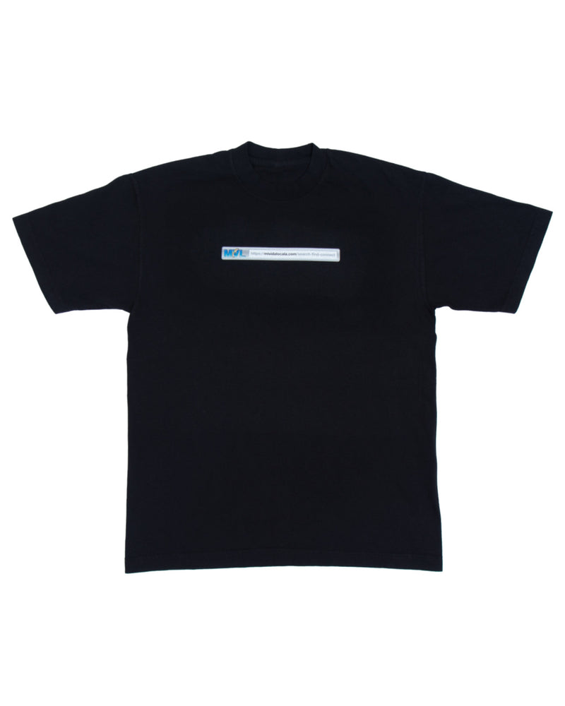 Search Bar Tee |Black|